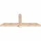 Ekena Millwork Eugene Smooth Timber Gable Bracket, Douglas Fir, 72"W x 30"H x 3 1/2"D x 5 1/2"F, 10/12 Pitch GBW072X30X0406EUG00SDF - alternate 5
